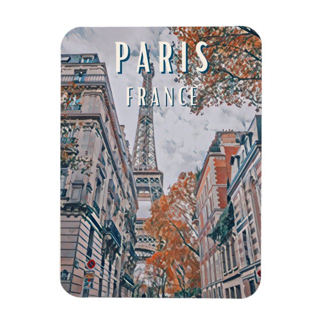 Ímã Paris, ville de l'amour (Vertical)