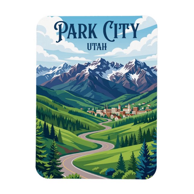 Ímã Park City EUA (Vertical)