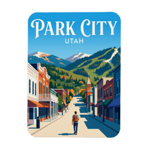 Ímã Park City Rua Principal EUA