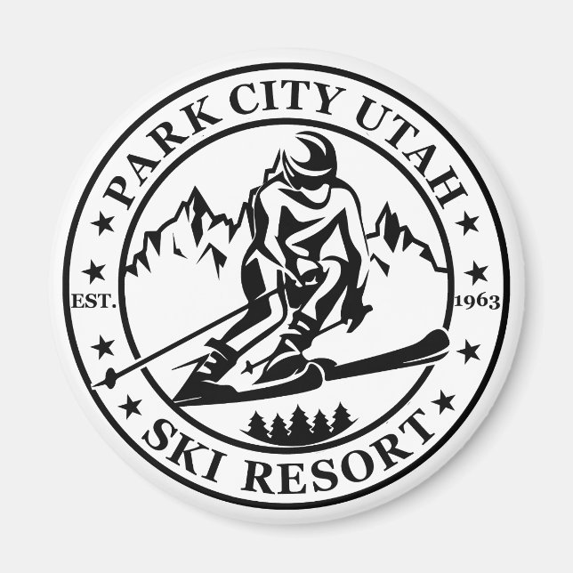 Imã Park City Utah — estância de esqui (Frente)