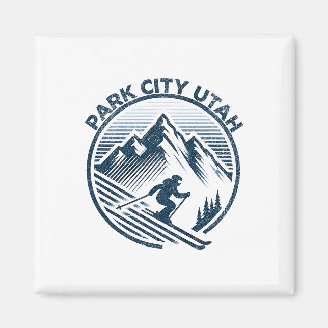 Imã Park City Utah Ski Resort Winter ski (Frente)