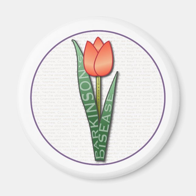 Imã Parkinsons ajuda a encontrar uma Tulipa Curta (Frente)