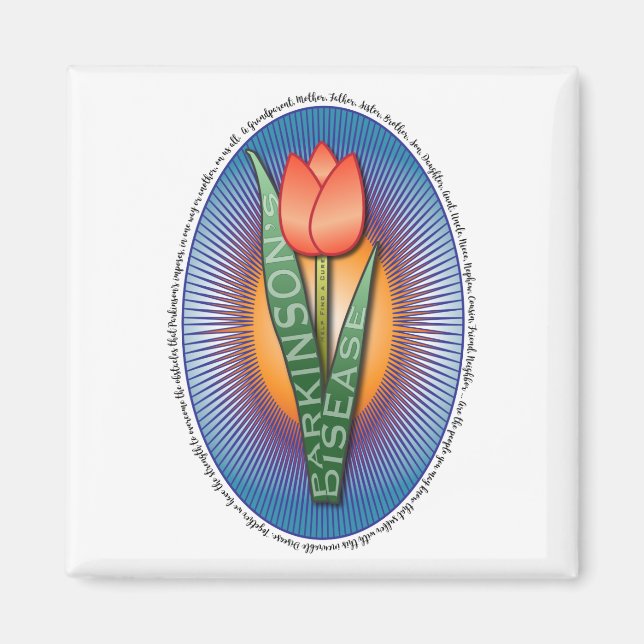 Imã Parkinsons ajuda a encontrar uma Tulipa Curta com  (Frente)