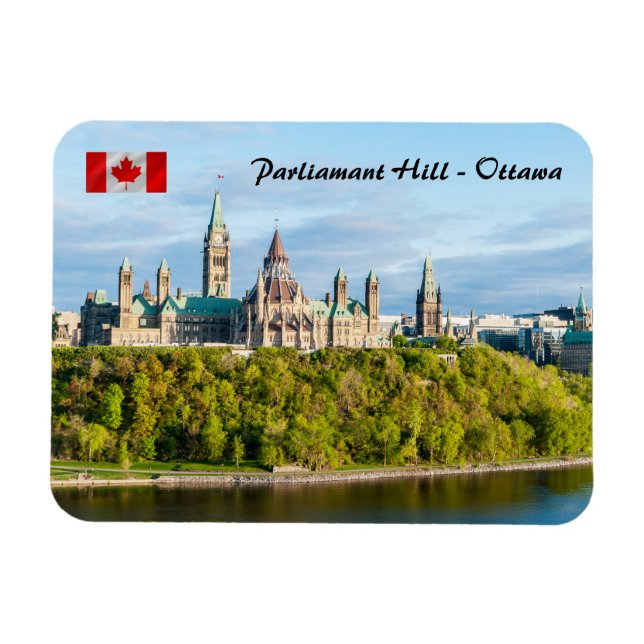 Ímã Parlamento Hill em Ottawa (Horizontal)