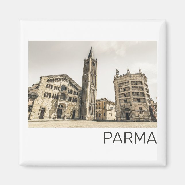 Imã Parma Emilia Romagna Piazza Del Duomo Itália (Frente)