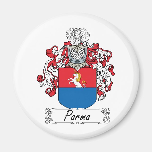 Imã Parma Family Crest (Frente)