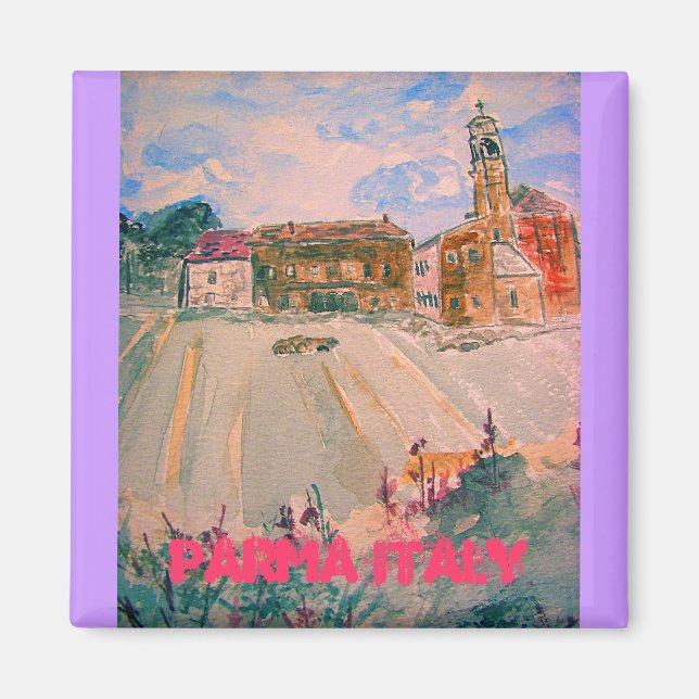 Imã parma itália arte (Frente)