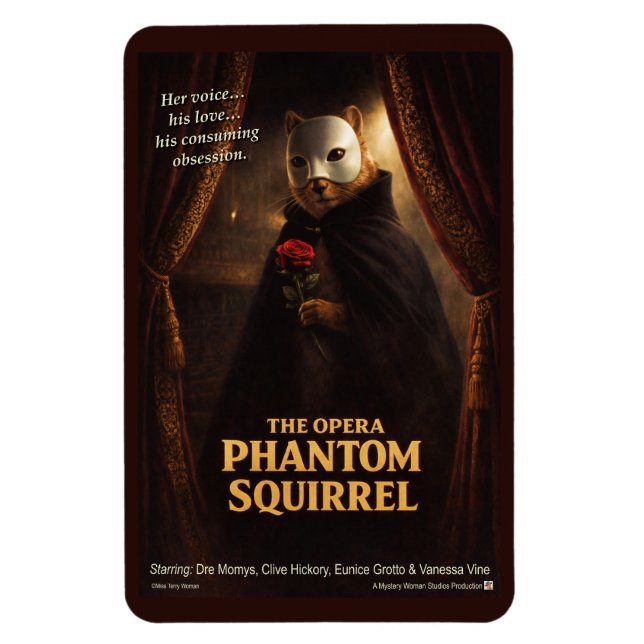 Ímã Paródia de Esquilo Fantasma da Ópera (Vertical)
