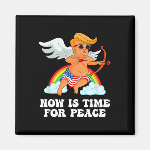 Imã Paródia Engraçada do Cupido Trump - Agora é o Mome