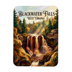Ímã Parque Estadual Blackwater Falls Virgínia Ocidenta