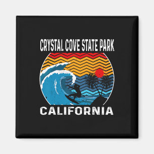 Imã Parque Estadual Crystal Cove Califórnia Surfboard