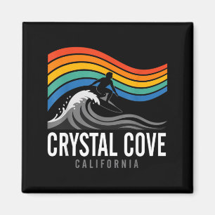 Imã Parque Estadual Crystal Cove Califórnia Surfista H