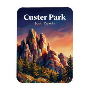 Ímã Parque Estadual de Custer Dakota do Sul