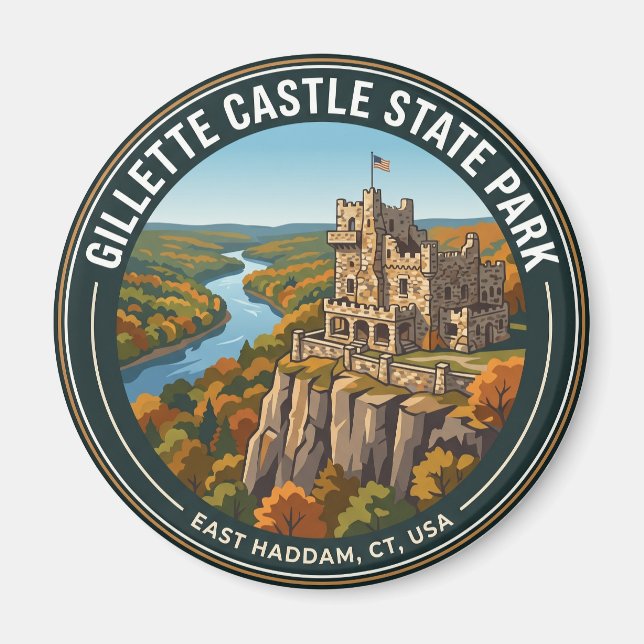 Imã Parque Estadual do Castelo Gillette EUA (Frente)