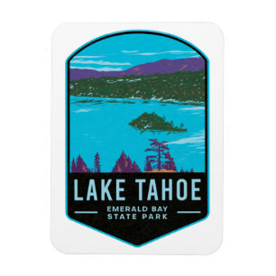 Ímã Parque Estadual do Lago Tahoe Emerald Bay