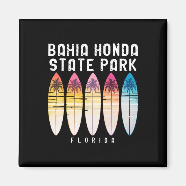 Imã Parque Estadual Hia Honda Flórida Prancha de Surfe (Frente)
