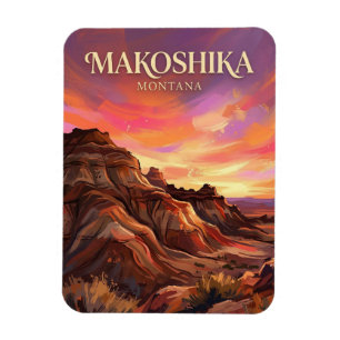 Ímã Parque Estadual Makoshika Montana
