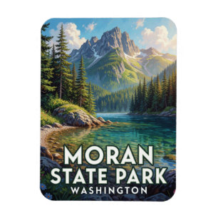 Ímã Parque Estadual Moran — Washington