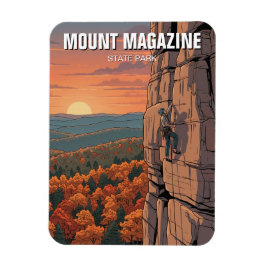 Ímã Parque Estadual Mount Magazine Viagens Arkansas