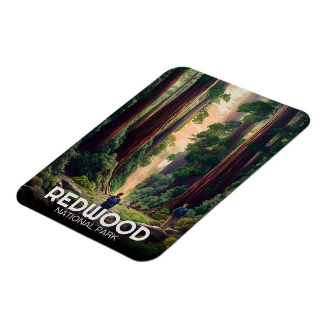 Ímã Parque Estadual Nacional Redwood, Califórnia Coste (Left Side)