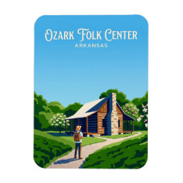 Ímã Parque Estadual Ozark Folk Center EUA