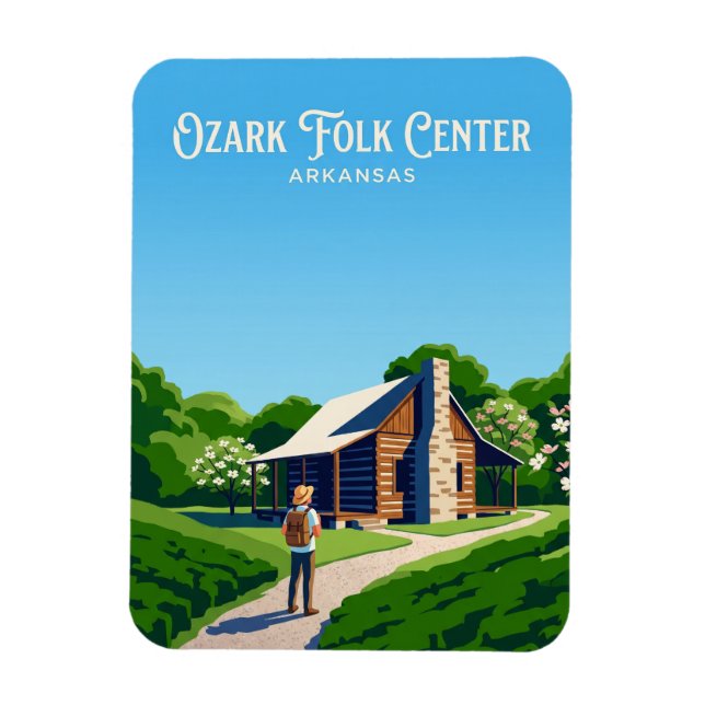 Ímã Parque Estadual Ozark Folk Center EUA (Vertical)
