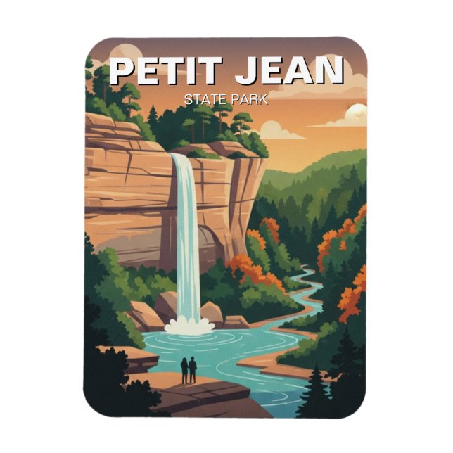Ímã Parque Estadual Petit Jean Arkansas Viagem (Vertical)