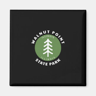 Imã Parque Estadual Walnut Point Illinois Il Floresta