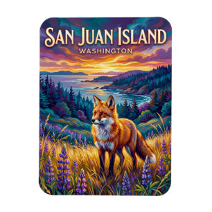 Ímã Parque Histórico Nacional da Ilha de San Juan EUA