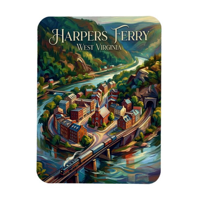 Ímã Parque Histórico Nacional de Harpers Ferry (Vertical)