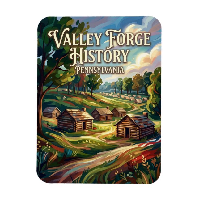 Ímã Parque Histórico Nacional Valley Forge Pensilvânia (Vertical)