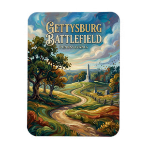 Ímã Parque Militar Nacional de Gettysburg Pensilvânia