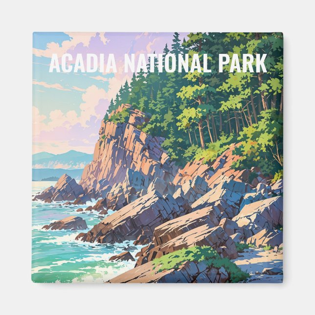 Imã Parque Nacional Acadia (Frente)
