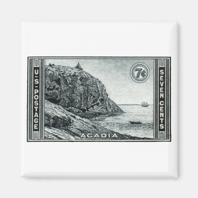 Imã Parque Nacional Acadia, 1934 (Frente)