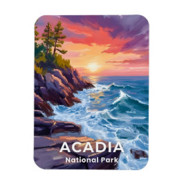 Ímã Parque Nacional Acadia | Otter Cliffs Viagens no M