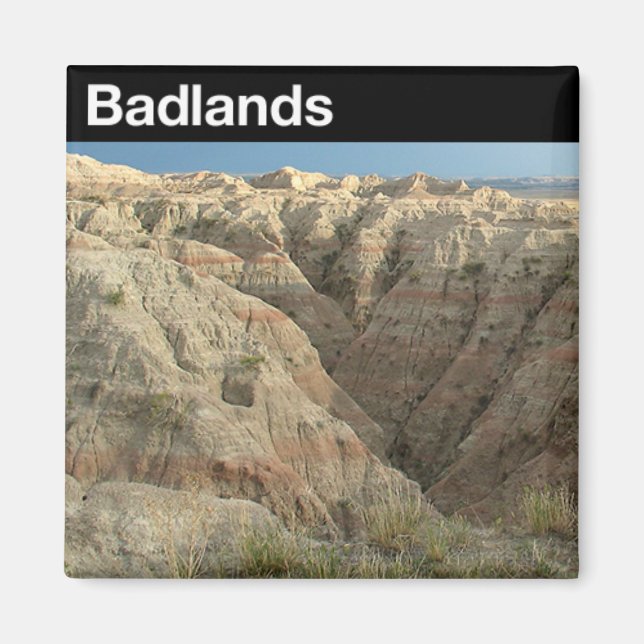 Imã Parque Nacional Badlands (Frente)