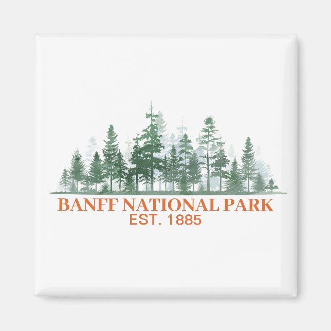 Imã Parque Nacional Banff (Frente)