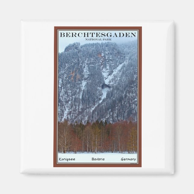 Imã Parque Nacional Berchtesgaden - Inverno (Frente)