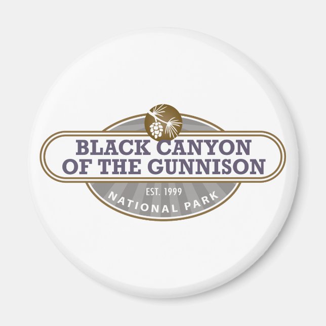 Imã Parque Nacional Black Canyon Gunnison (Frente)
