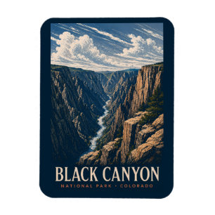 Ímã Parque Nacional Black Canyon of the Gunnison Moder