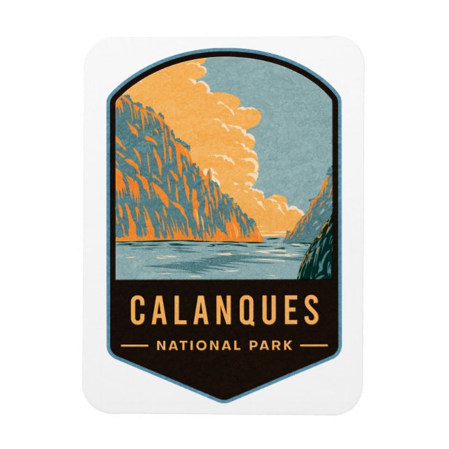 Ímã Parque Nacional Calanques (Vertical)
