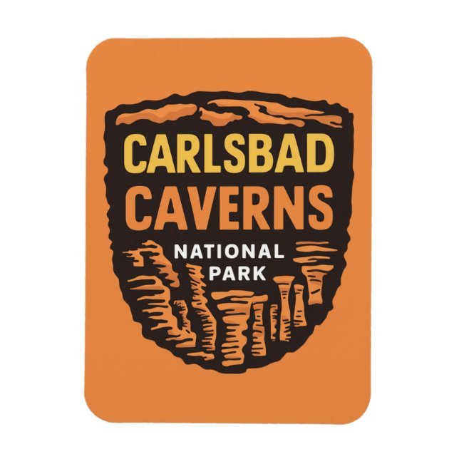 Ímã Parque Nacional Carlsbad Caverns Novo México (Vertical)