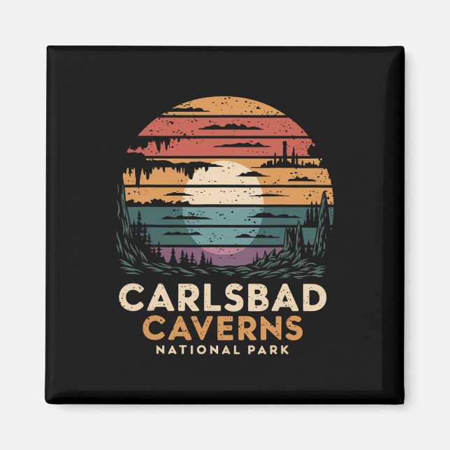 Imã Parque Nacional Cavernas de Carlsbad Novo México C (Frente)
