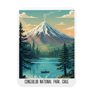 Ímã Parque Nacional Conguillío Viagem Chile