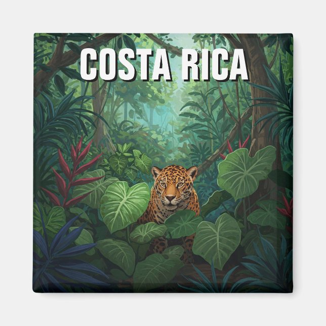 Imã Parque Nacional Corcovado Costa Rica Jaguar (Frente)