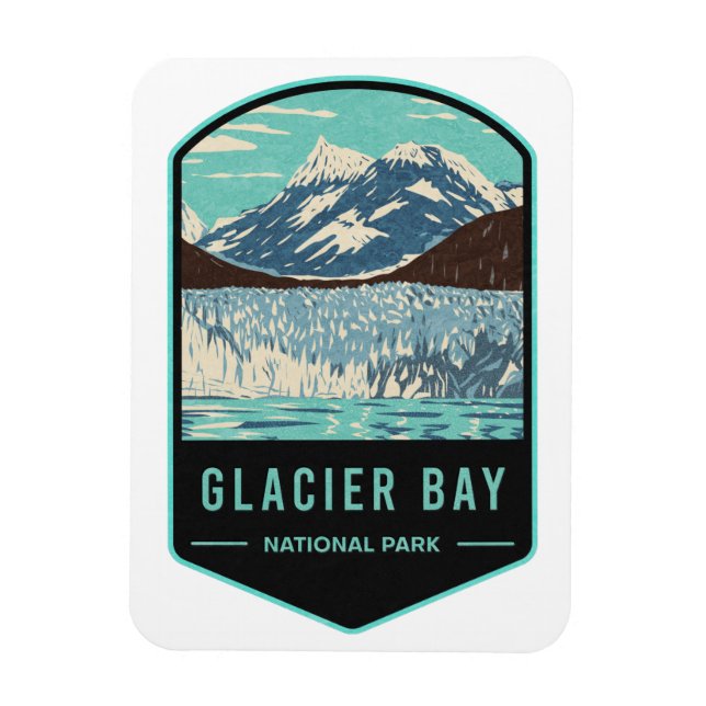 Ímã Parque Nacional da Baía de Glacier (Vertical)