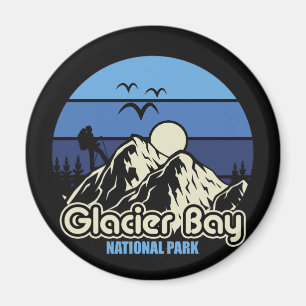 Imã Parque Nacional da Baía de Glacier Vintage