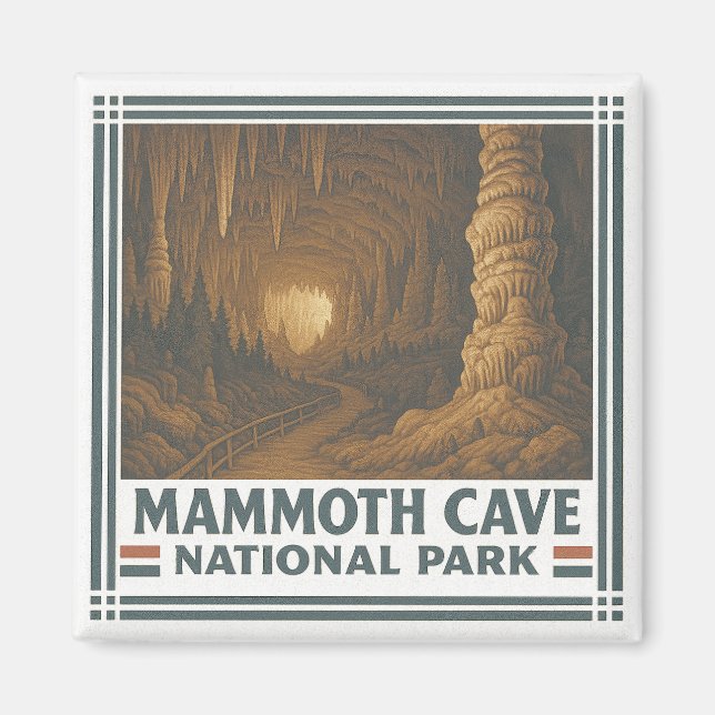 Imã Parque Nacional da Caverna Mammoth (Frente)