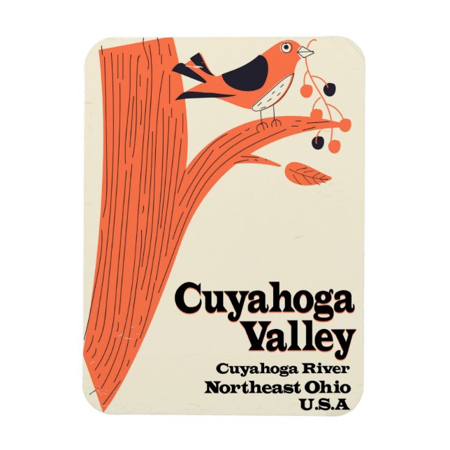 Ímã Parque Nacional da Cuyahoga Valley (Vertical)