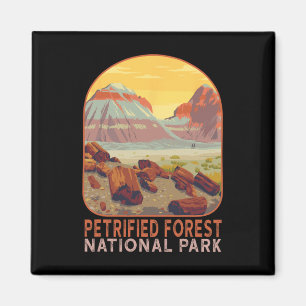 Imã Parque Nacional da Floresta Petrificada Arizona Mo